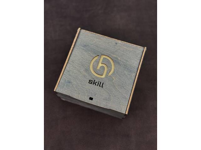 ? Деревянная коробка SKILL под ремни (15см × 15см × 7см) - Фото 1