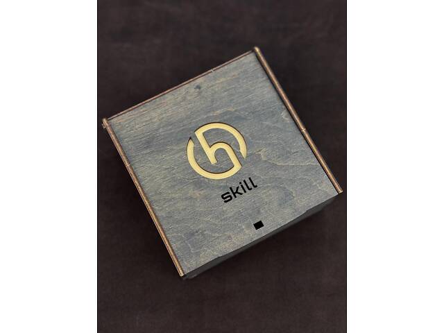 ? Деревянная коробка SKILL под ремни (15см × 15см × 7см) - Фото 2