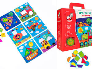 Дерев'яна мозаїка 'Транспорт' ZB2002-05 Vladi Toys