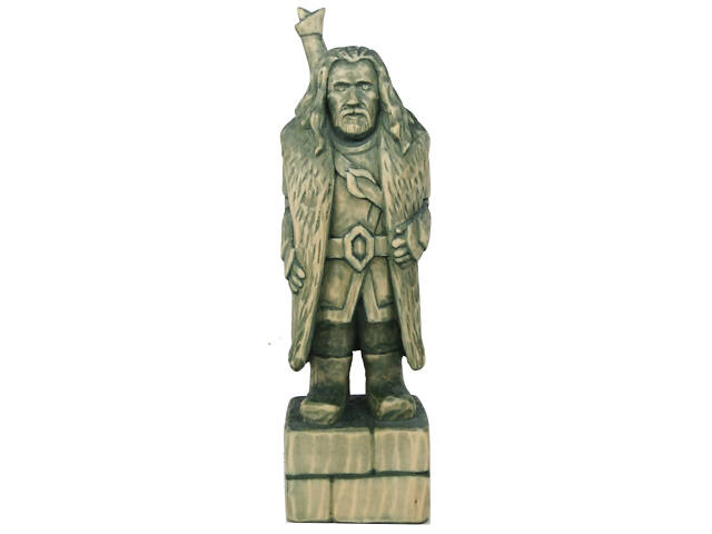 Дерев'яна статуетка ручної роботи гном Торін Дубощит з к/ф Хоббіт - Фото 9