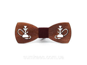 Дерев'яний краватка метелик Gofin з кальяном GBDH-8203