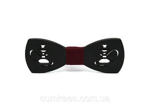 Дерев'яна краватка-метелик Gofin з кальяном GBDH-8376