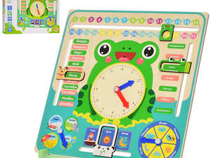 Дерев'яна іграшка Годинник і погода ББ MD-2852 30х30,5х14 см