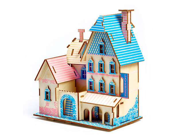 Деревянные 3D пазлы . Трехмерный конструктор-головоломка 21 см * 16 см * 23 см. Деревянный конструктор