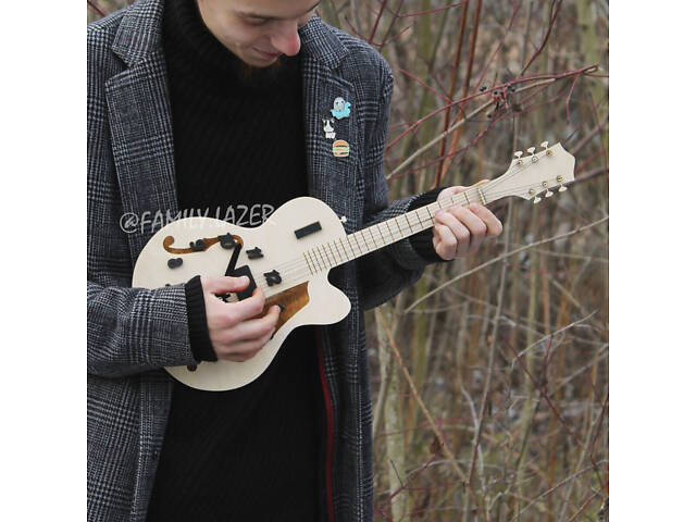 Дерев'яний годинник-гітара - Фото 3