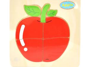 Деревянные цветные пазлы 'Фрукты'