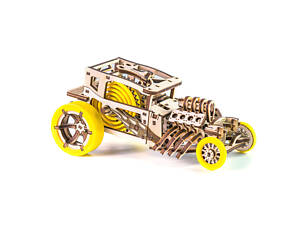 Деревянный конструктор 'Hot Rod' Time for Machine T4M380303 Желтый
