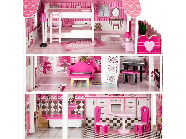 Дерев'яний ляльковий будиночок AVKO Вілла Валенсія - Фото 3