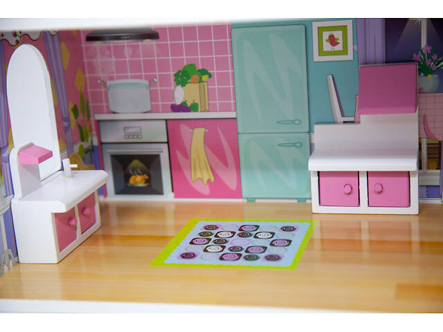 Деревянный кукольный домик AVKO Вилла Флоренция + мебель - Фото 5