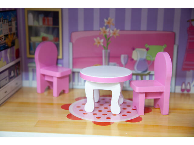 Деревянный кукольный домик AVKO Вилла Флоренция + мебель - Фото 6