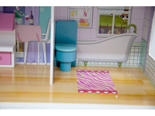 Деревянный кукольный домик AVKO Вилла Флоренция + мебель - Фото 7