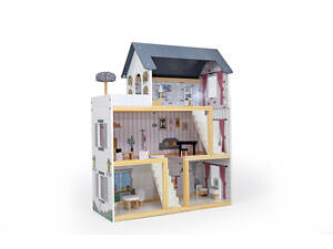 Дерев'яний ляльковий будиночок AVKO Вілла Толедо + меблі