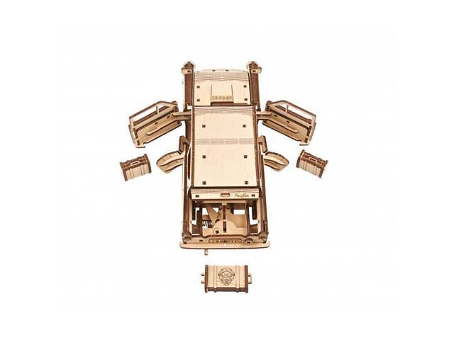 Деревянный механический 3D конструктор Ugears Летающий Форд Англия (70173) - Фото 3