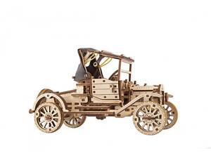 Деревянный механический 3D конструктор Ugears Ретро автомобиль (70175)