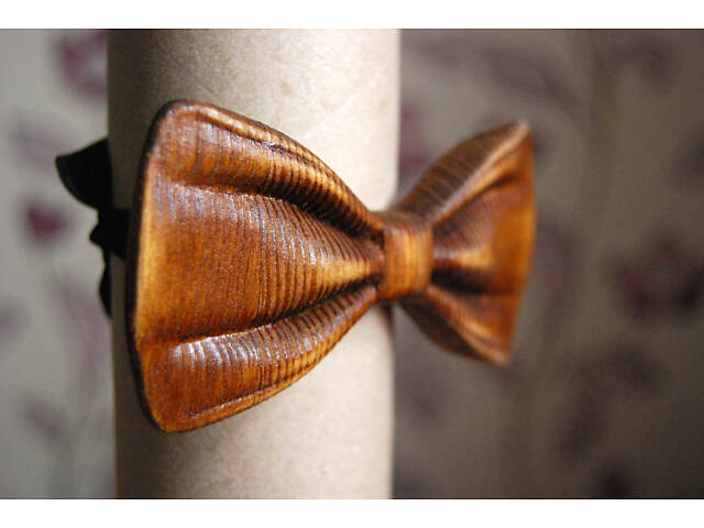 Деревянный метелик HatynkaUA 3D Коричневый (SUN0042) - Фото 3