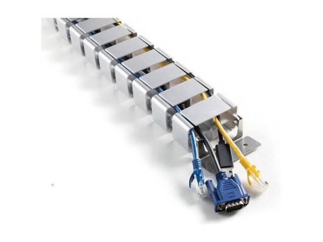 Держатель для кабеля Digitus гнучка кабельна трубка із кріпленням 'гачок-петля', 2м (DA-90506) - Фото 8