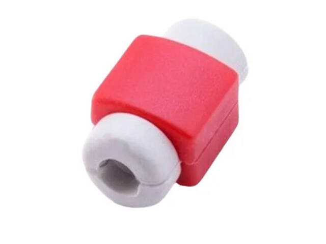 Тримач для кабелю Extradigital Cable Clips Savior for Aplle iPhone, захист від заломів, Red (KBC1738) - Фото 1