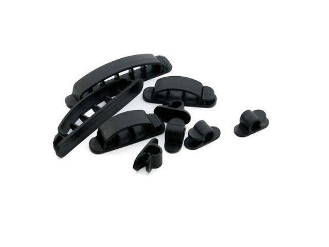 Тримач для кабелю Extradigital CC-926 Cable Clips, Black (KBC1711) - Фото 1