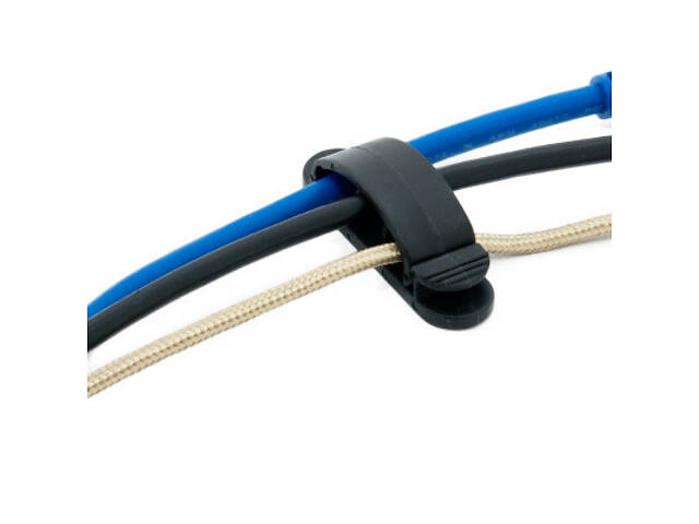 Тримач для кабелю Extradigital CC-926 Cable Clips, Black (KBC1711) - Фото 3