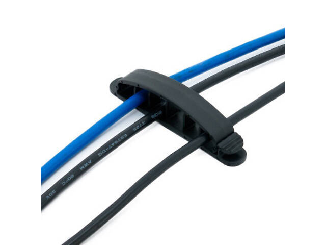 Тримач для кабелю Extradigital CC-926 Cable Clips, Black (KBC1711) - Фото 5