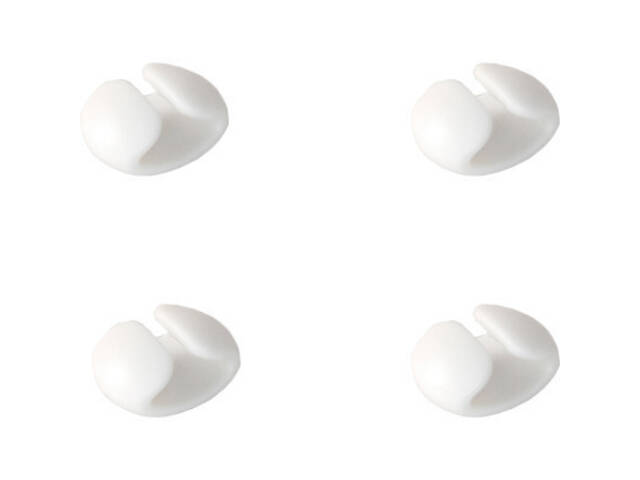 Тримач для кабелю Extradigital CC-969 Cable Clips, Білий (KBC1809) - Фото 1