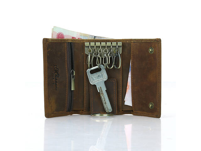 Тримач ключів ключниця шкіра Massimi №628 - Фото 2