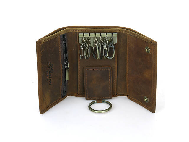 Тримач ключів ключниця шкіра Massimi №628 - Фото 3