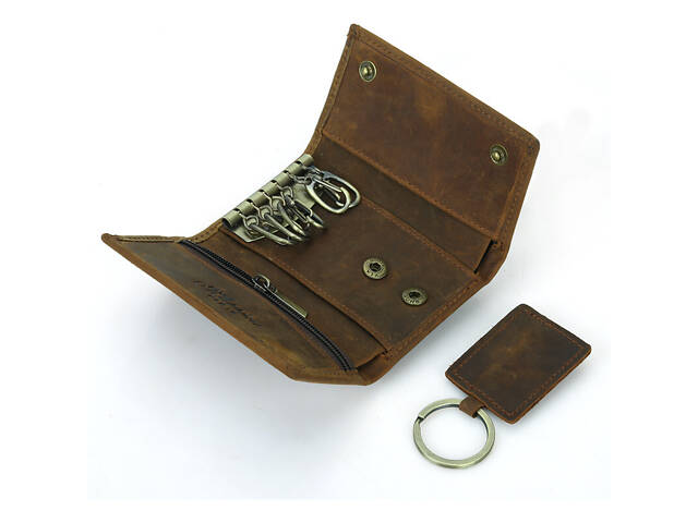 Тримач ключів ключниця шкіра Massimi №628 - Фото 4