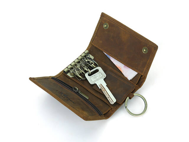 Тримач ключів ключниця шкіра Massimi №628 - Фото 9