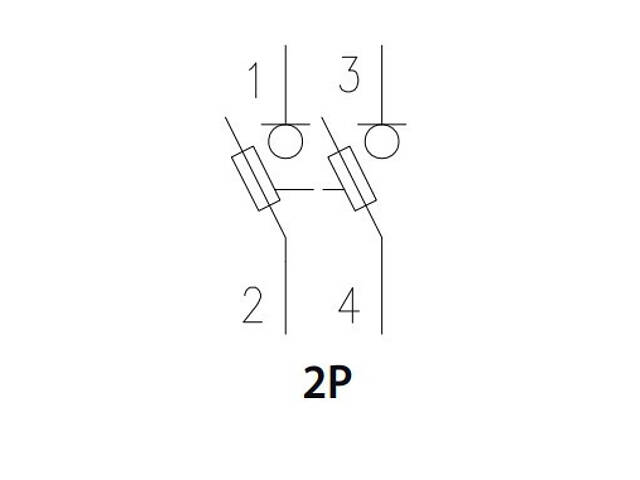 Тримач запобіжника 2P 20A 400В 8х32мм [2520003] EFD 8 ETI - Фото 3