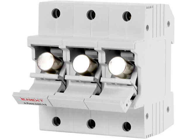 Тримач запобіжника 3Р 63А 14х51мм [i0300006] e.fuse.1451.h3 E.NEXT - Фото 4