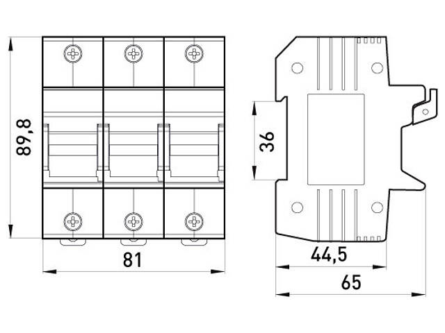 Тримач запобіжника 3Р 63А 14х51мм [i0300006] e.fuse.1451.h3 E.NEXT - Фото 5