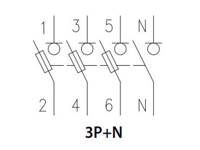 Тримач запобіжника 3P+N 100A 690В 22x58мм [2570005] EFD 22 ETI - Фото 3