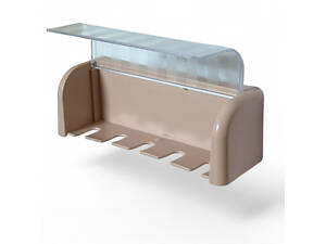 Тримач зубних щіток Toothbrush Storage настінний - Coral