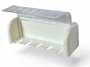 Тримач зубних щіток Toothbrush Storage настінний - White