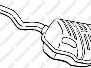 Деталі вихлопної системи BOSAL 220453 на SKODA LAURA (1Z3)