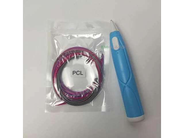 Дитяча 3D-ручка для малювання з екопластиком 3D-6-2 набір з трафаретами - Фото 3