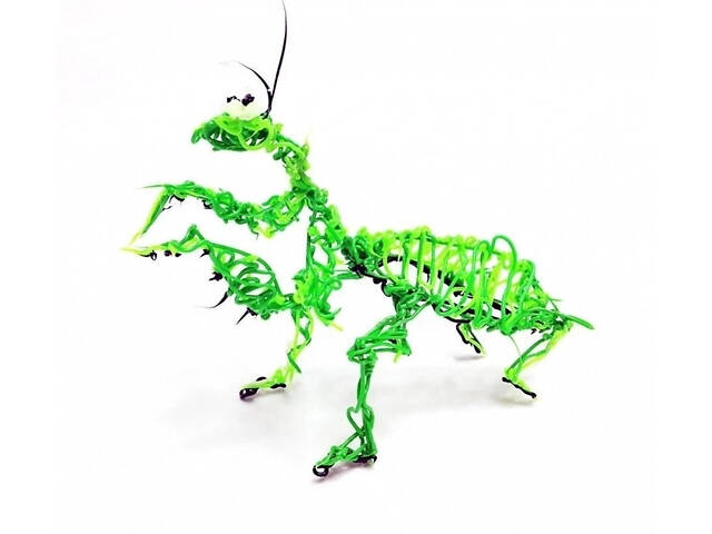 Дитяча 3D-ручка для малювання з екопластиком 3D-6-2 набір з трафаретами - Фото 6