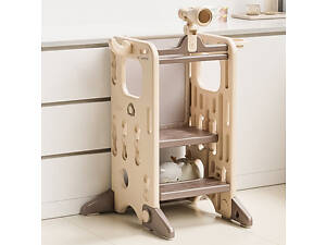 Детская башня помощник 6-в-1 Lumpurini Torre Montessori Pietro. Табурет-лестница, подставка для детей от 1