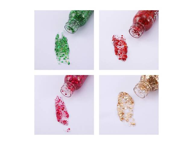 Детская декоративная косметика глиттер для волос цветные блестки в ассортименте FG240919002L - Фото 3