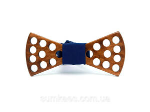 Дитяча дерев'яна краватка-метелик Gofin з отворами GBDH-8367