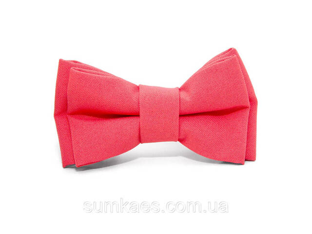 Дитячий краватка-метелик Gofin кораловий матовий DGB-2653 - Фото 1