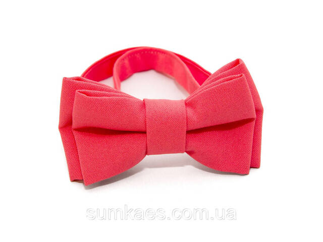 Дитячий краватка-метелик Gofin кораловий матовий DGB-2653 - Фото 3