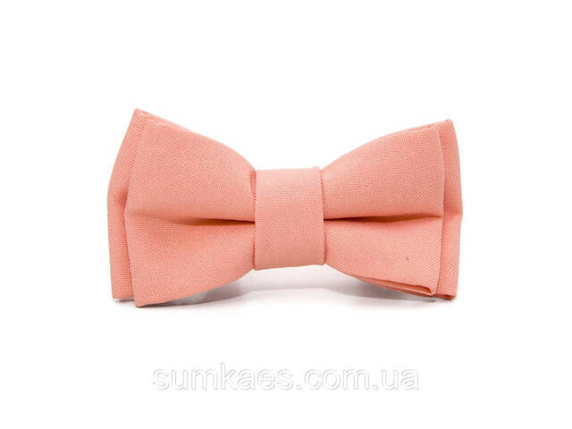 Дитячий краватка-метелик Gofin персиковий матовий DGB-2652 - Фото 1