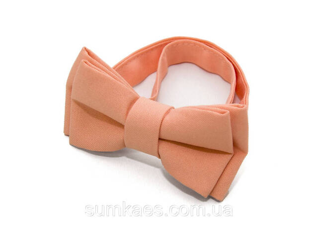Дитячий краватка-метелик Gofin персиковий матовий DGB-2652 - Фото 2
