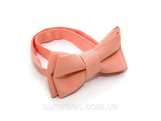 Дитячий краватка-метелик Gofin персиковий матовий DGB-2652 - Фото 3