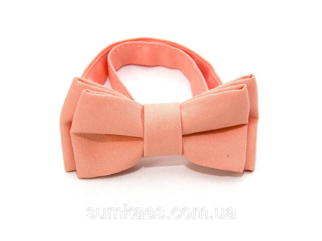 Дитячий краватка-метелик Gofin персиковий матовий DGB-2652 - Фото 4