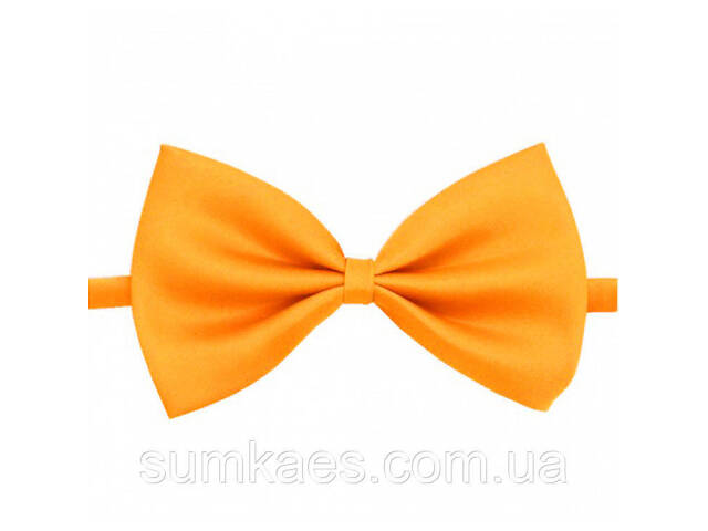 Дитячий краватка метелик Gofin золотисто-жовтий одношаровий DOS-02311 - Фото 1