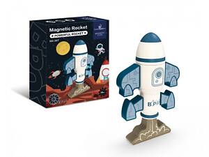 Детская игрушка конструктор магнитный ракета 8 деталей 347 MAGNETIC TOYS