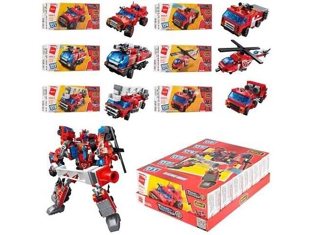 Детская игрушка конструктор транспорт от 76 дэт. 1416 Qman - Фото 1